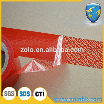 OPEN VOID Klebeband Kundenspezifische bedruckte rote Sicherheit Void Tape Garantie Void Seal Adhesive Label Aufkleber